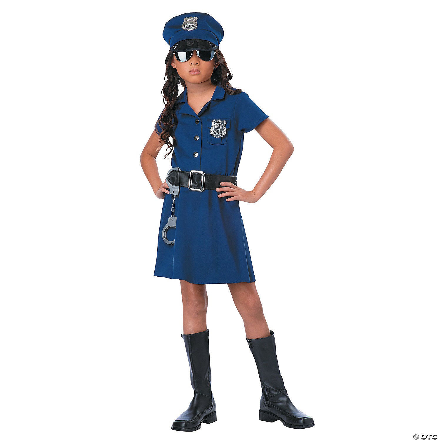 police officer costume for girls~cc00402xl