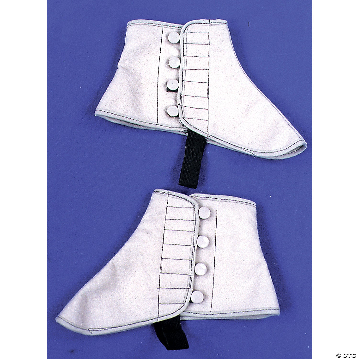 adult gray felt spats~bb96sm