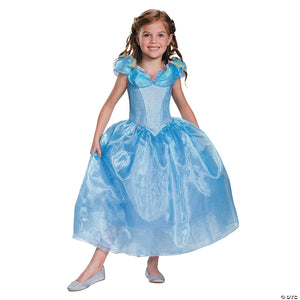 girl s deluxe cinderella movie costume   large~dg87063g