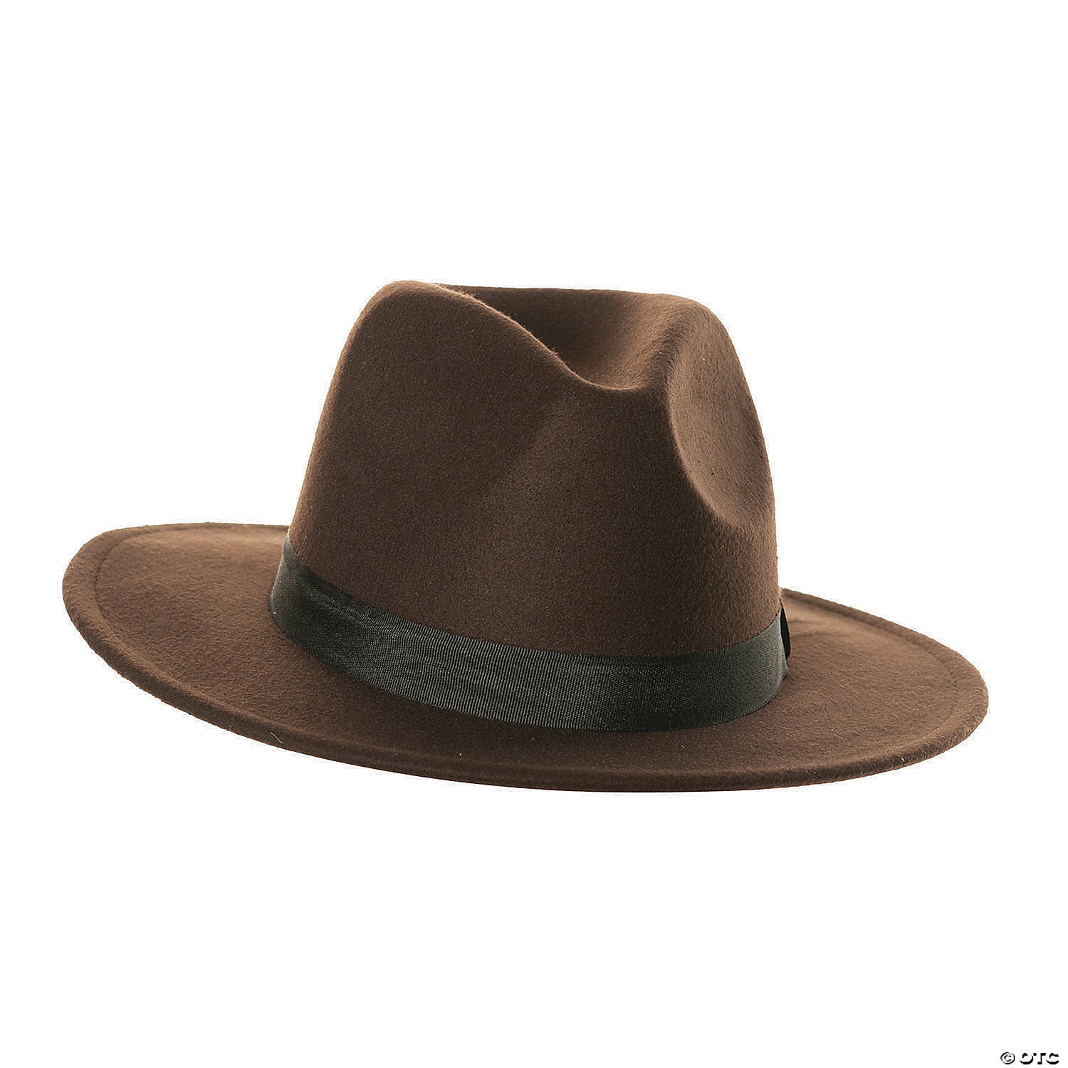 adults brown fedora hat~ur30215os