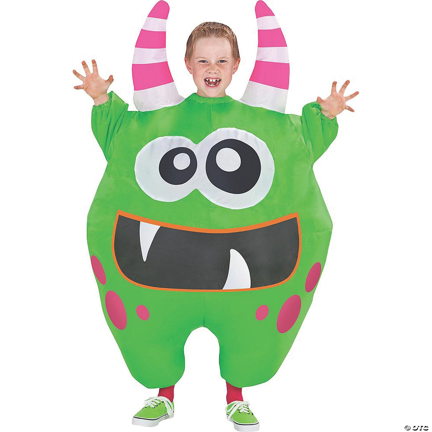 boy s inflatable green scareblown costume~ss55194g