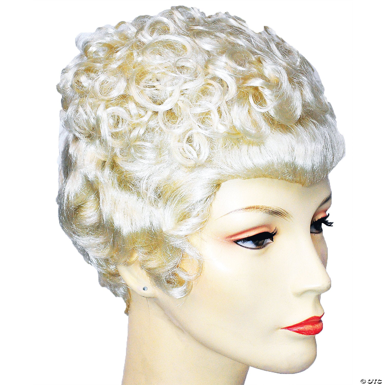 curly fingerwave wig~lw752lbl