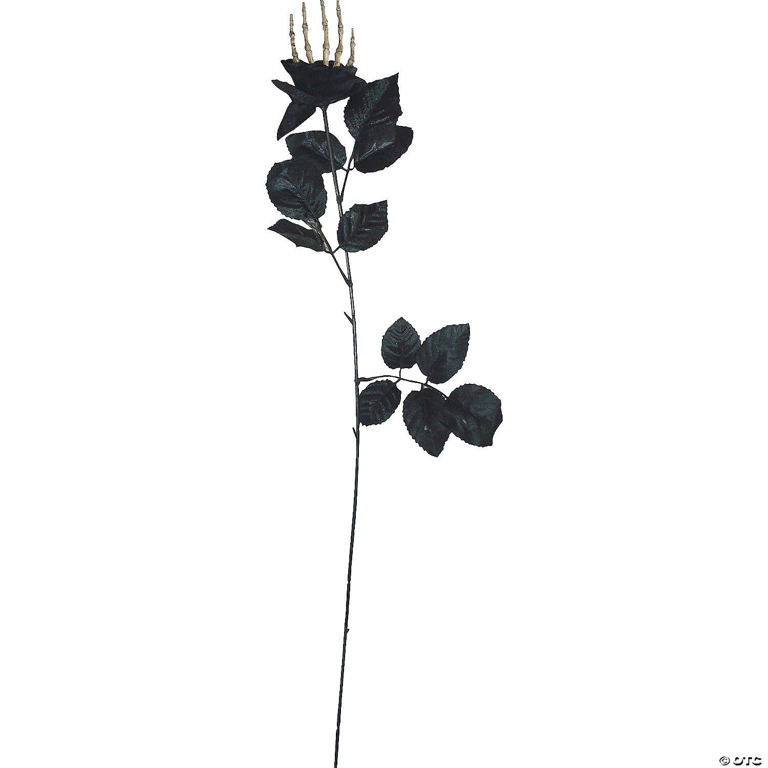 21  black rose with skeleton hand halloween decoration~ss87143