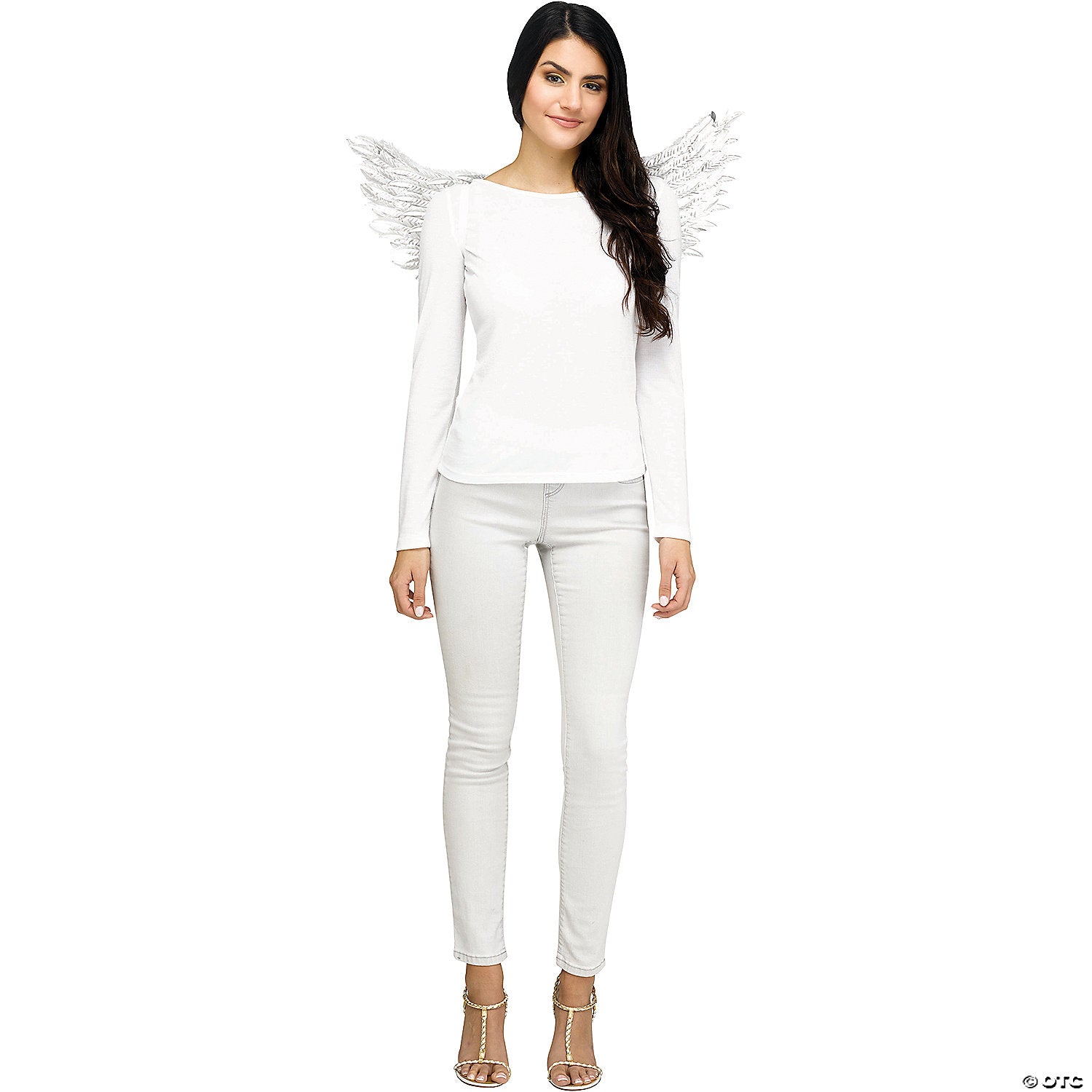 wings angel embossed white~fw90940wt-a01