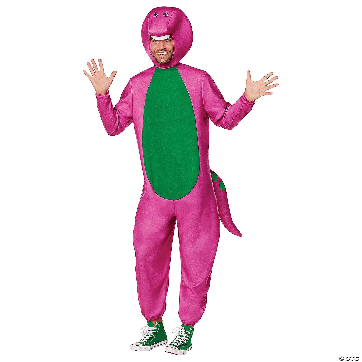 adults barney costume   large~fw103624l