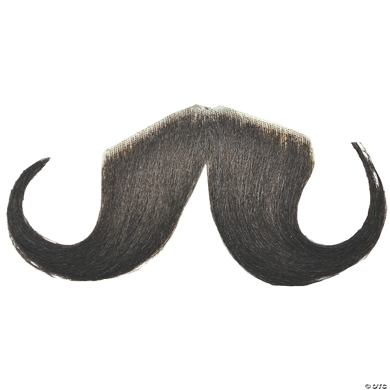 men s human hair curled ends mustache~cb36db