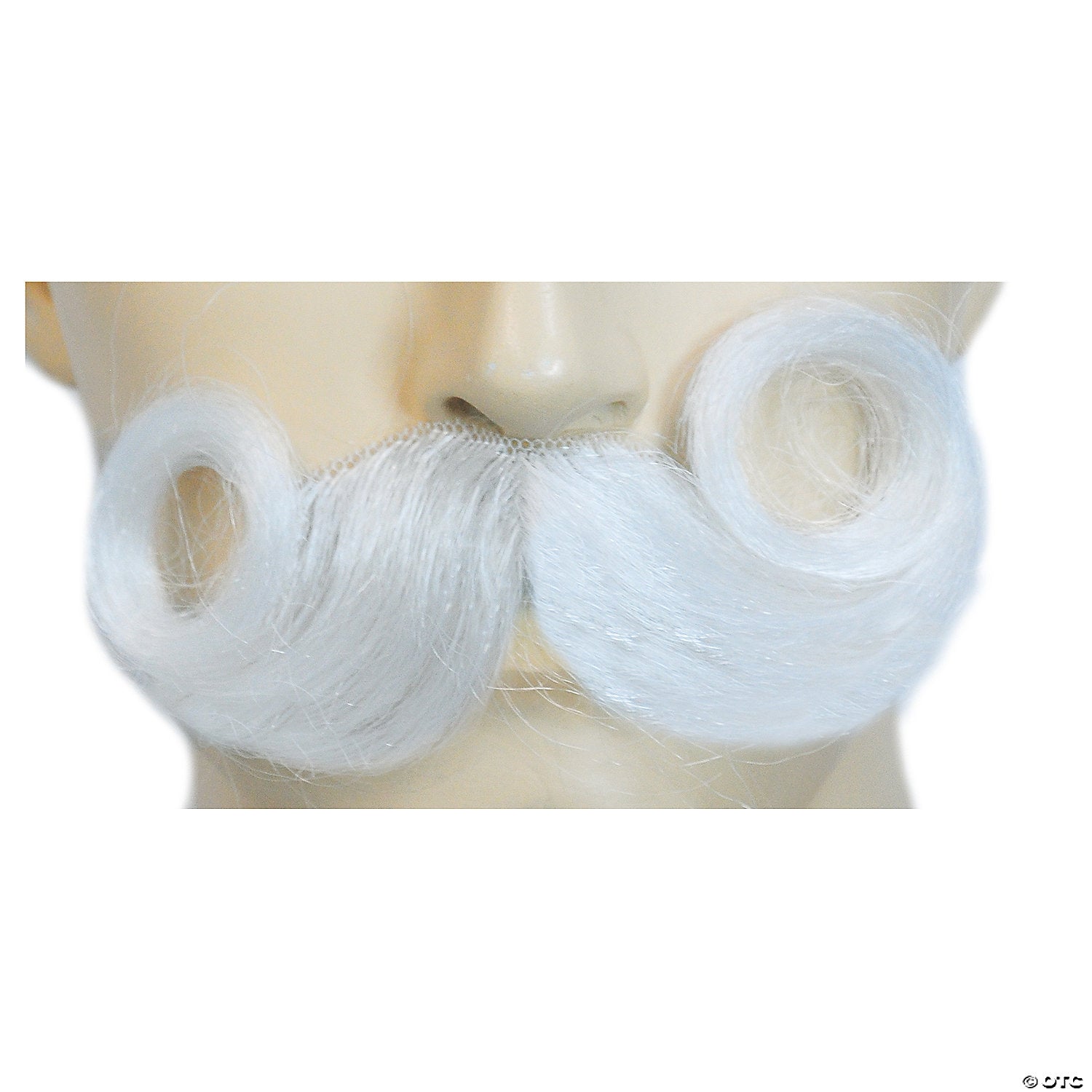 men s curled santa mustache~lw416wt