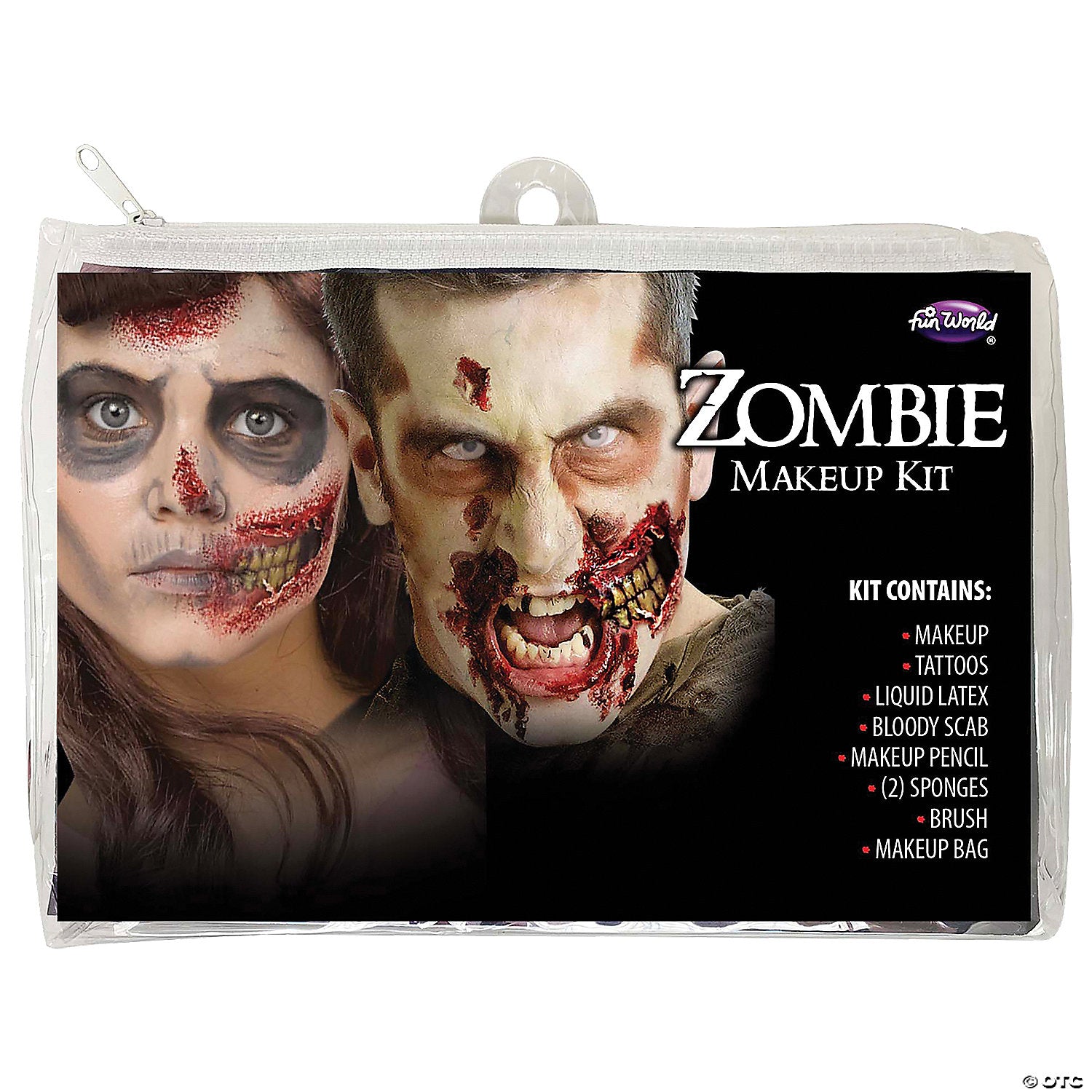 make up zipper bag zombie kit~fw2907cz