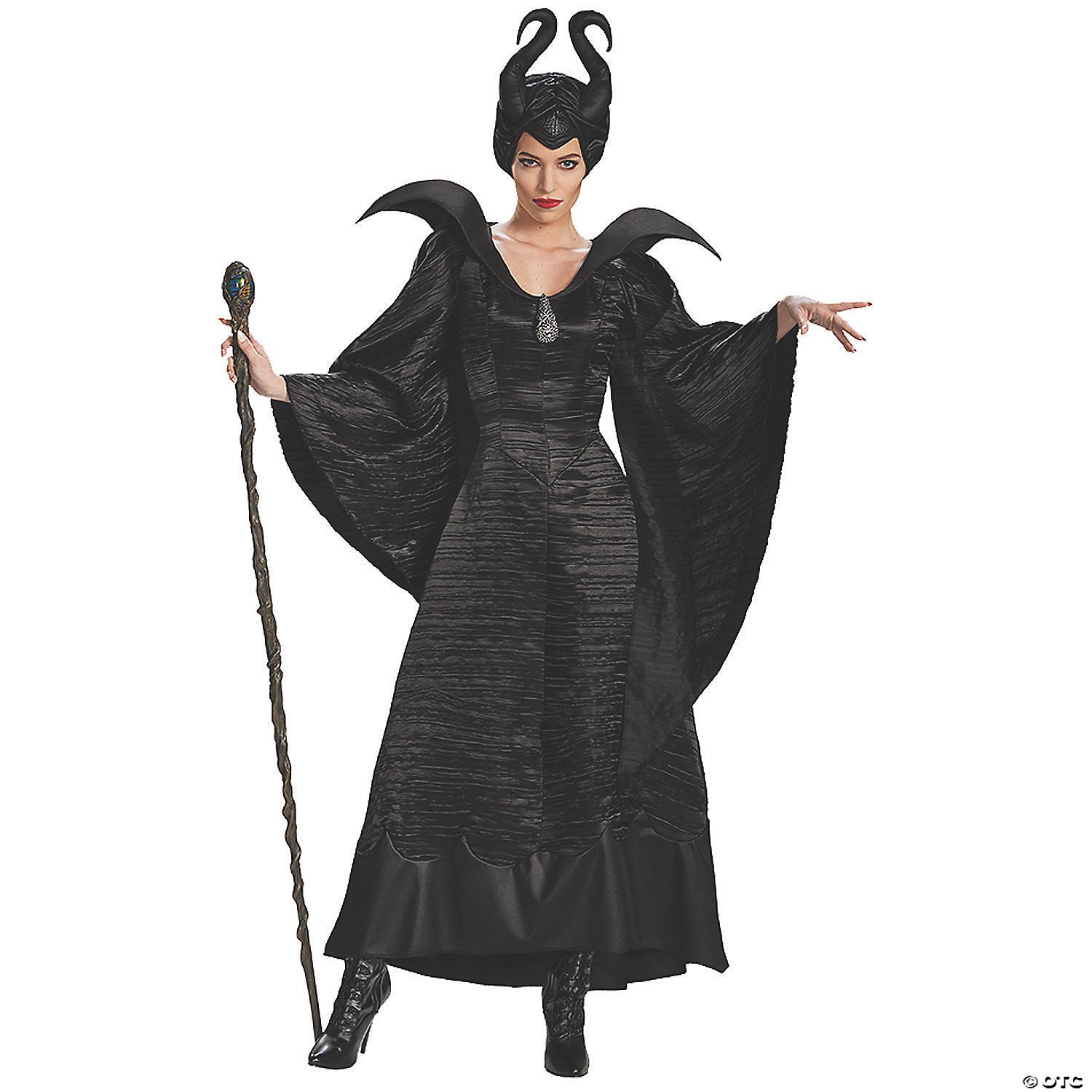 black christening maleficent costume for women~dg71825f