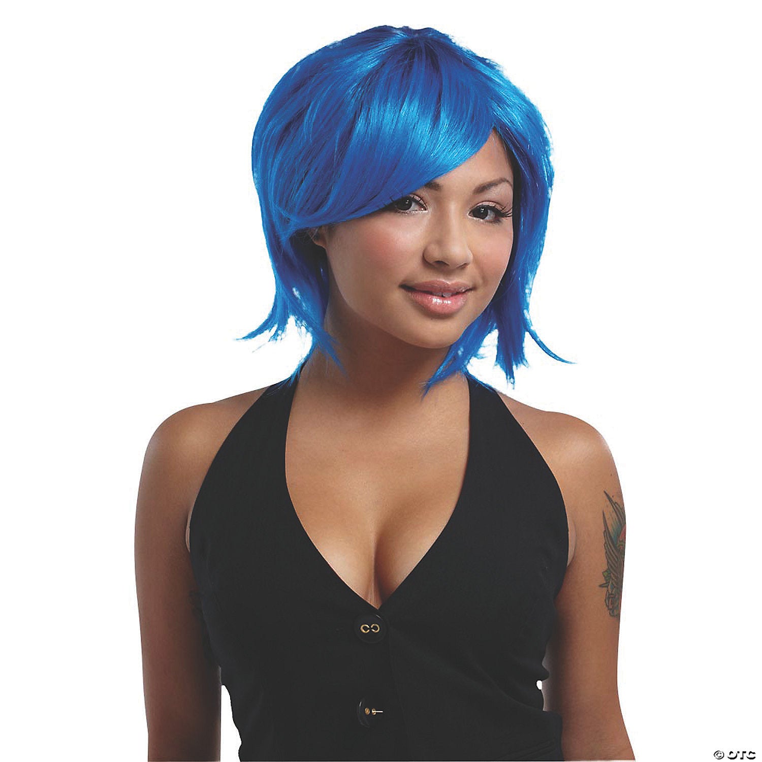 adults royal blue sweetshag wig~mr177418