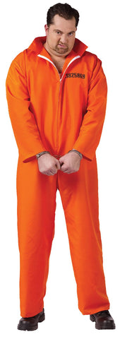 Men's Plus Size Got Busted Prison Costume