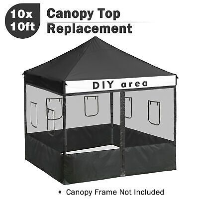 instahibit-10x10-ft-replacement-canopy-top-kit-4-mesh-sidewalls-yard-outdoor-81.png