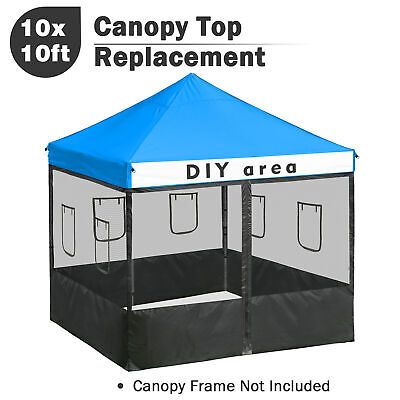 instahibit-10x10-ft-replacement-canopy-top-kit-4-mesh-sidewalls-yard-patio-156.png