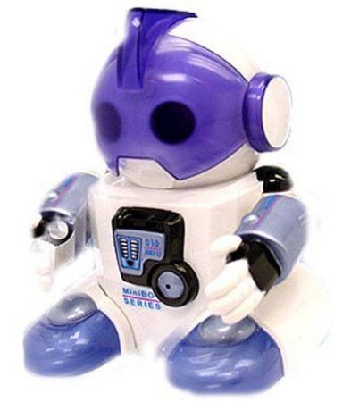 Jabber-Bot Mini Interactive Robot Toy W/Moving Arms And Legs By Silver ...
