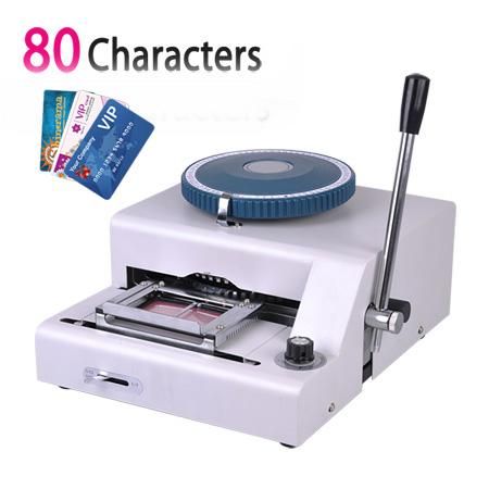 Manual 2 in 1 Plastic Card Embossing & Indenting Machine