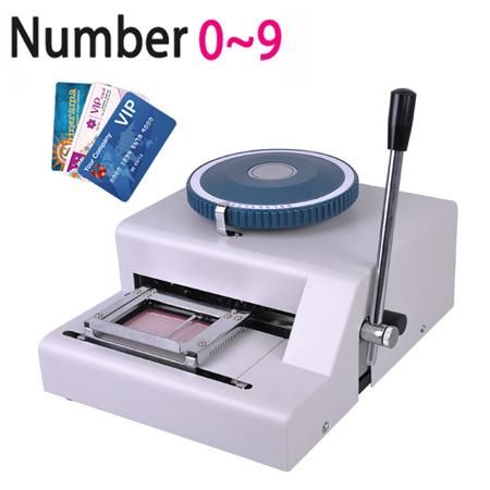 Manual PVC Credit Card Printing Indenting Machine
