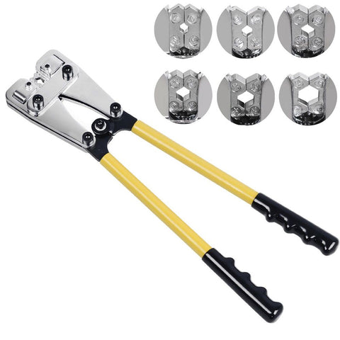 Mechanical Rotating Wire Terminal Cable Lug Crimper