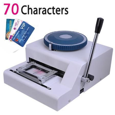 PVC Plastic Card Manual Embosser Embossing Machine