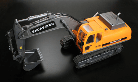 Premium Remote Control (RC) Excavator Crawler Construction Vehicle W/Metal Gears