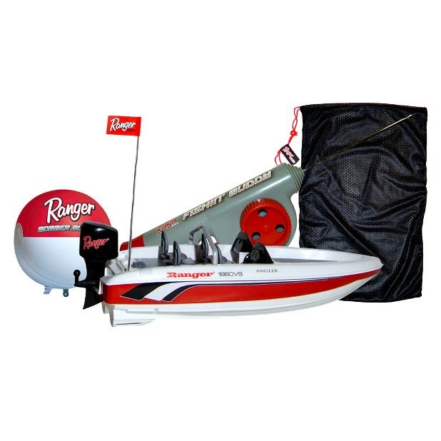 Remote Control Bobber Remote Control (RC) Fishing Boat W/Twin Motors Catches Real Fish - Wat ...