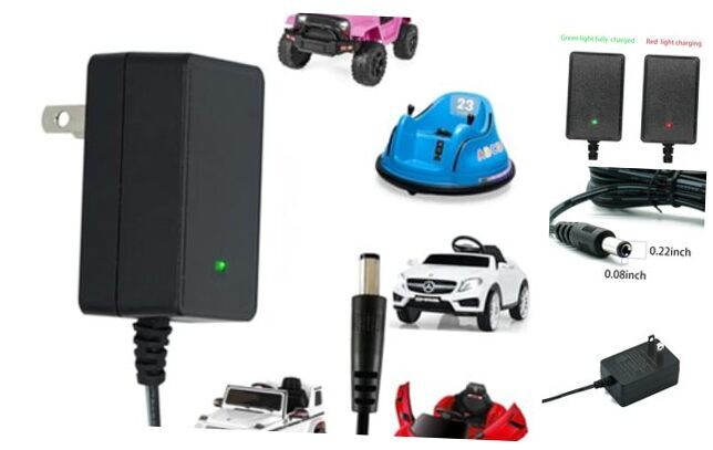 12V Battery Charger for Kids Ride-On Toy Cars
