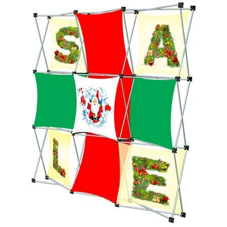 Trade Show 3-D Design Pop Up Display Frame