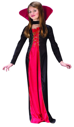 Girl's Victorian Vampiress Costume - Small
