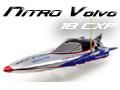 Volvo Nitro RC R/C Remote Control Remote Fiberglass Racing Boat 18cxp