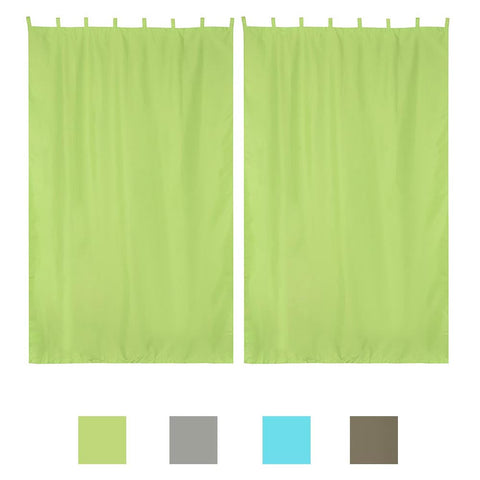 2-Pcs Outdoor Tab Top Curtain Panel, 54Wx96L